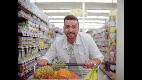 Justin Timberlake Shopping.gif